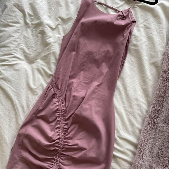 Zara Backless Mini Dress with Ruching - Picture 7 of 8